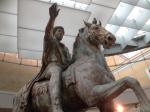 Equestrian Statue of Marcus Aurelius in Musei Capitolini, Rome